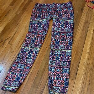 No Boundaries Multicolor Geometric Leggings